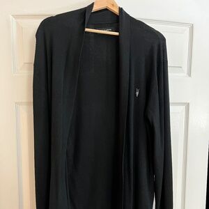 Allsaints Merino Wool Shawl Sweater L